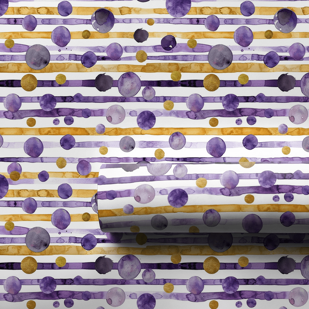 Purple Reign - Wrapping Paper - Aspen & Arlo