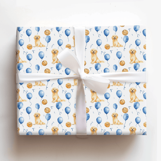 Dribble with Dribble - Wrapping Paper - Aspen & Arlo