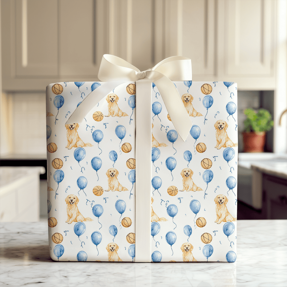 Dribble with Dribble - Wrapping Paper - Aspen & Arlo