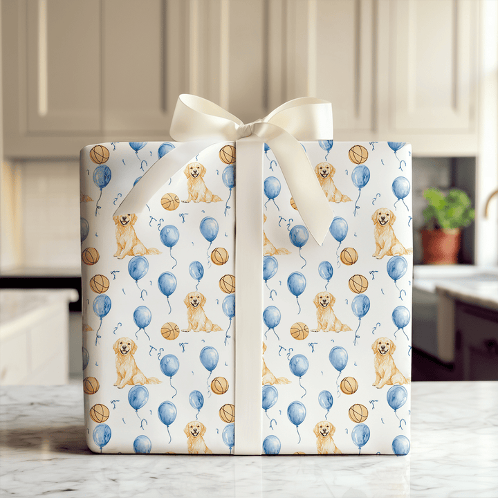 Dribble with Dribble - Wrapping Paper - Aspen & Arlo