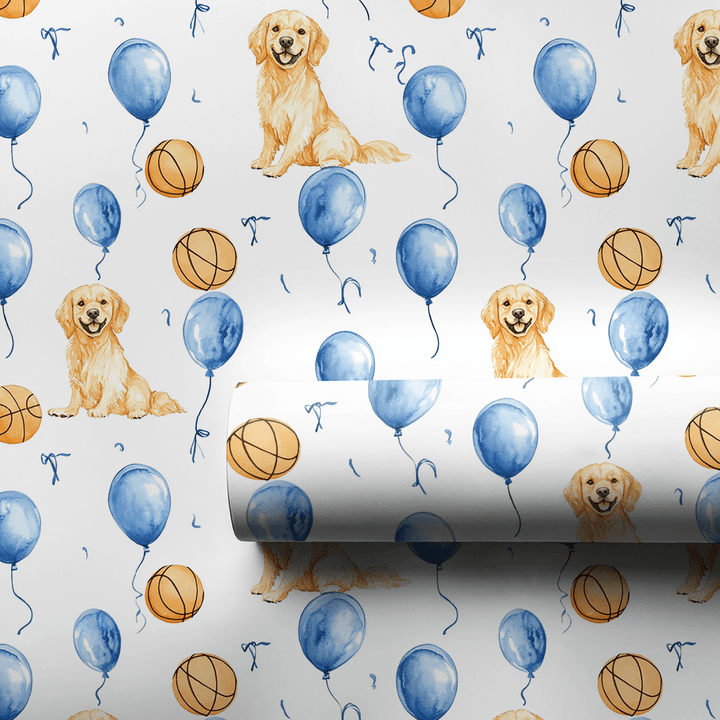 Dribble with Dribble - Wrapping Paper - Aspen & Arlo