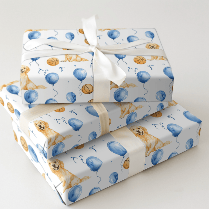 Dribble with Dribble - Wrapping Paper - Aspen & Arlo