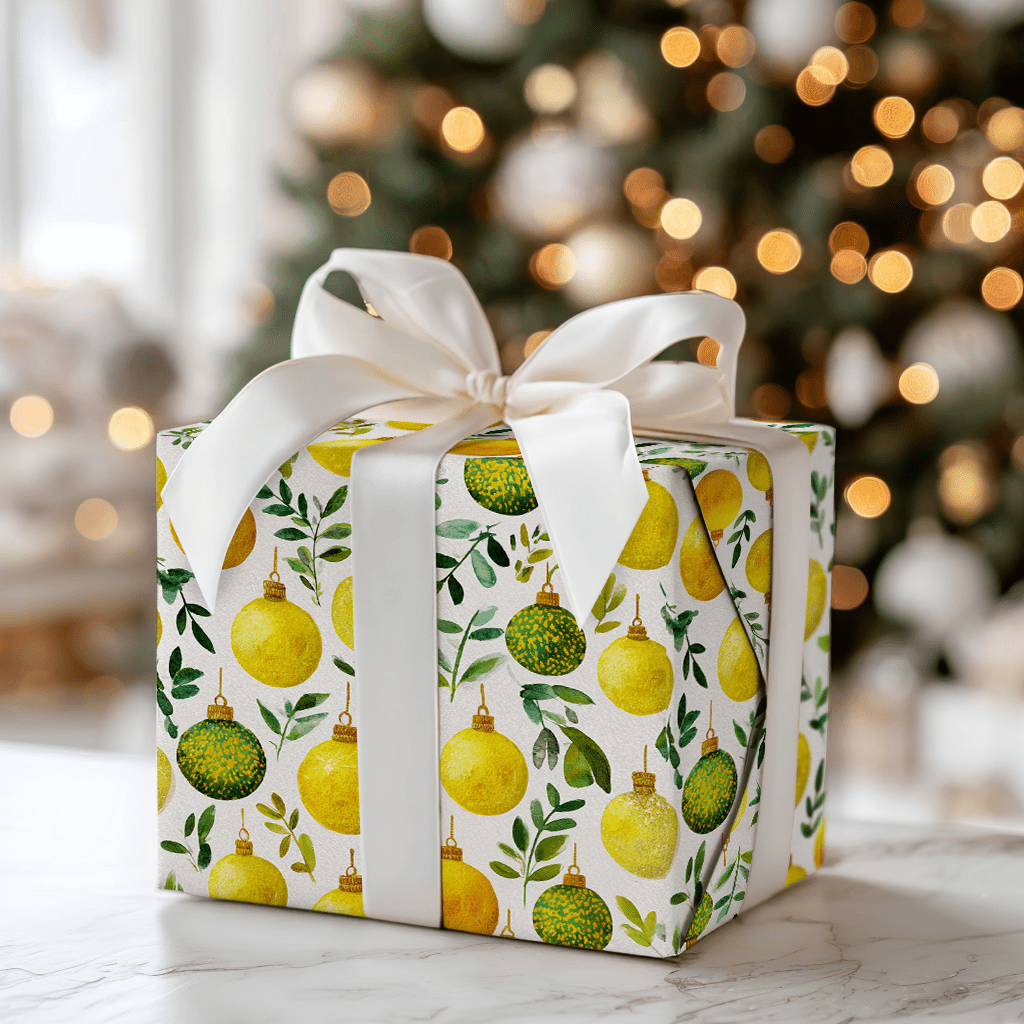 Trim The Lemon Tree - Wrapping Paper - Aspen & Arlo
