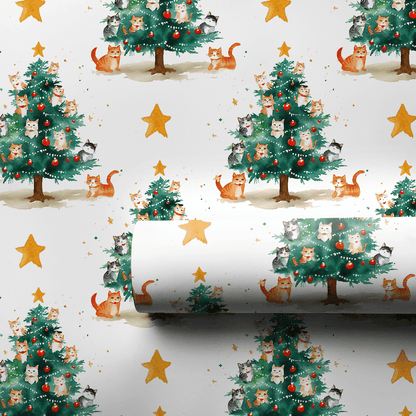 Curious Christmas - Wrapping Paper - Aspen & Arlo