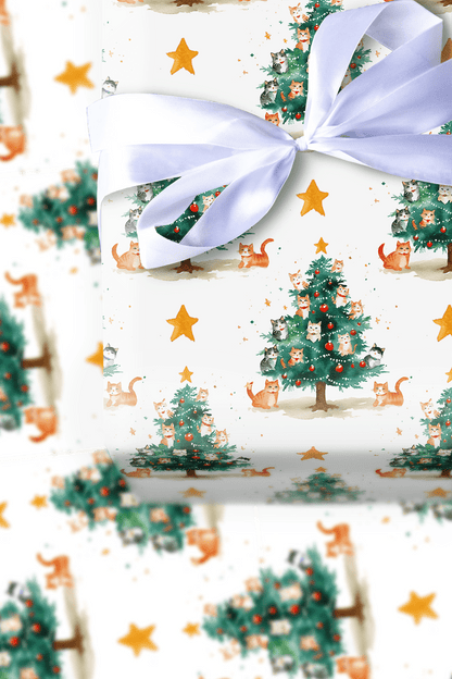 Curious Christmas - Wrapping Paper - Aspen & Arlo