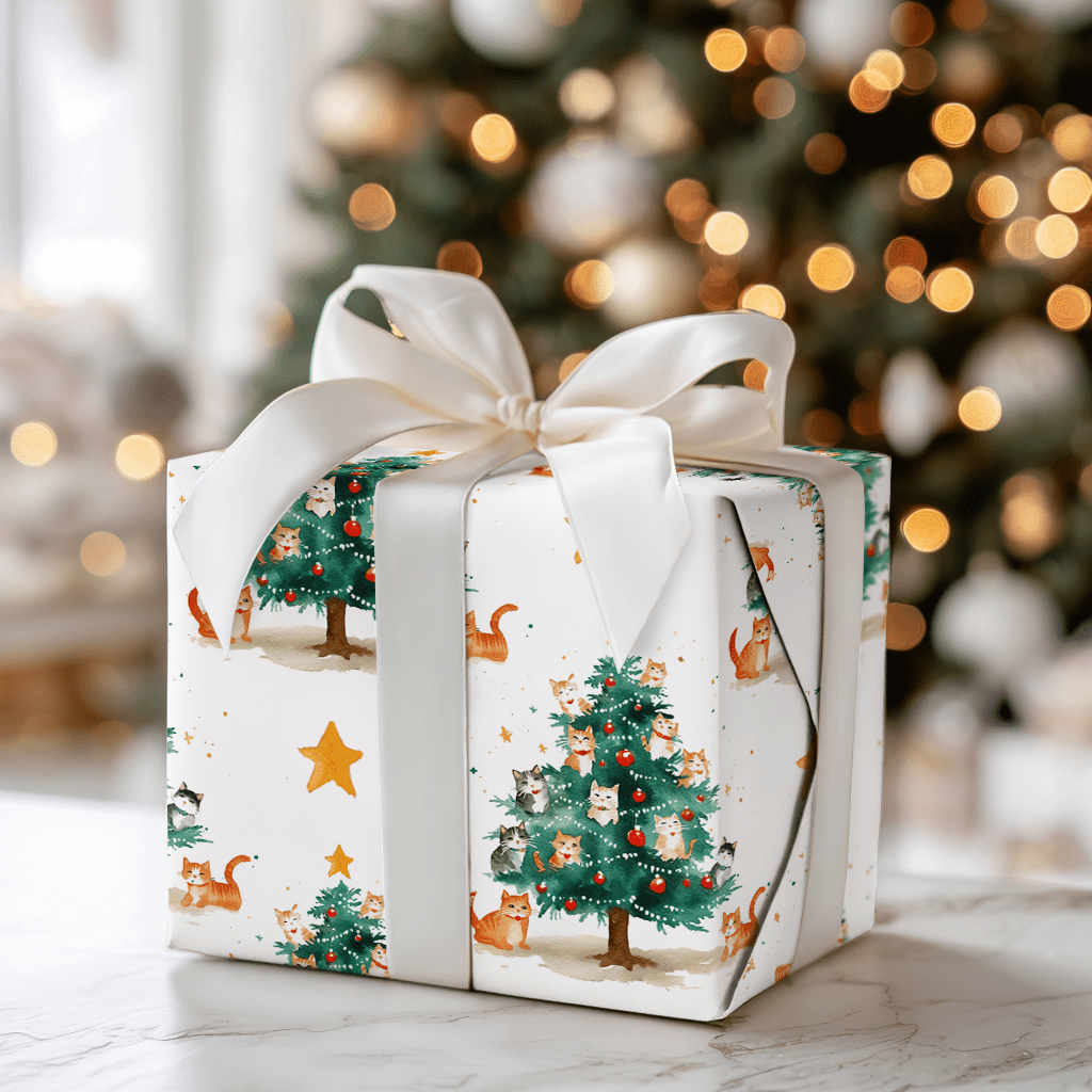 Curious Christmas - Wrapping Paper - Aspen & Arlo