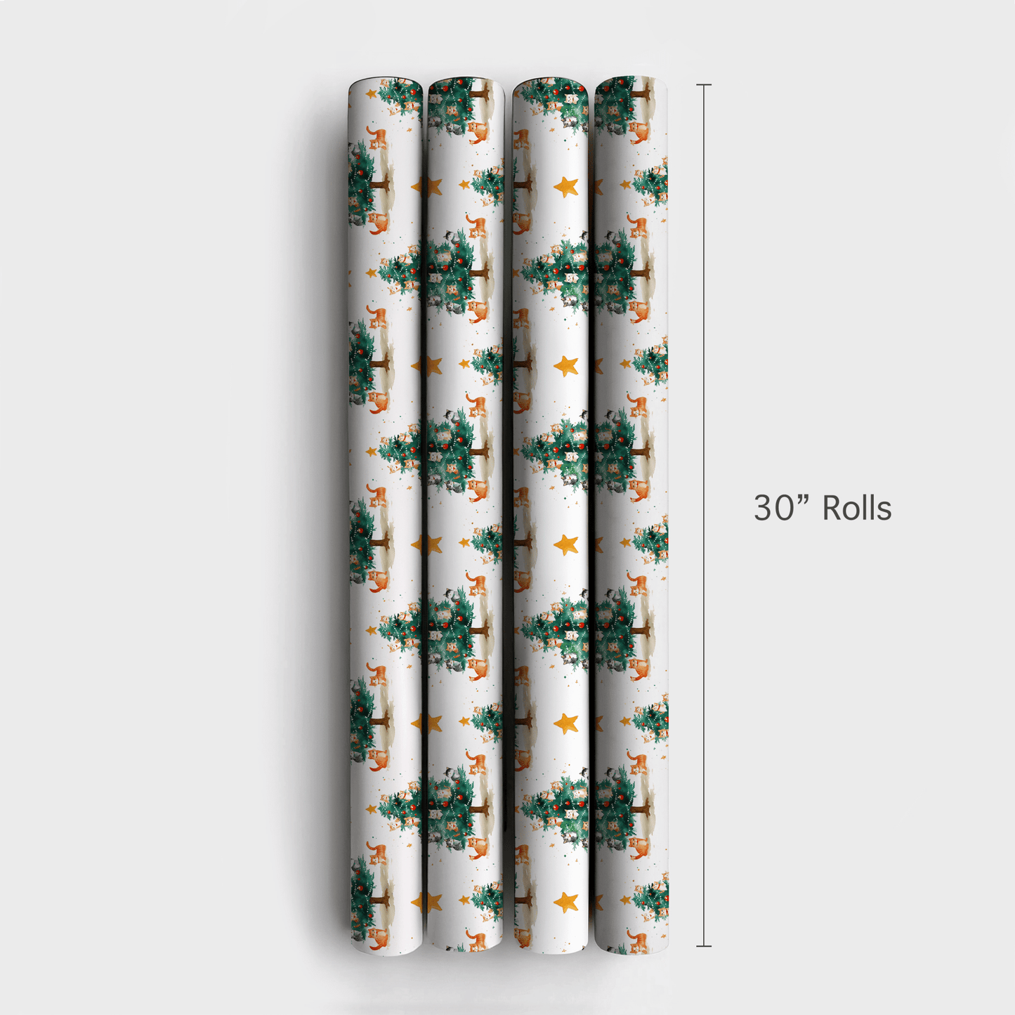 Curious Christmas - Wrapping Paper - Aspen & Arlo