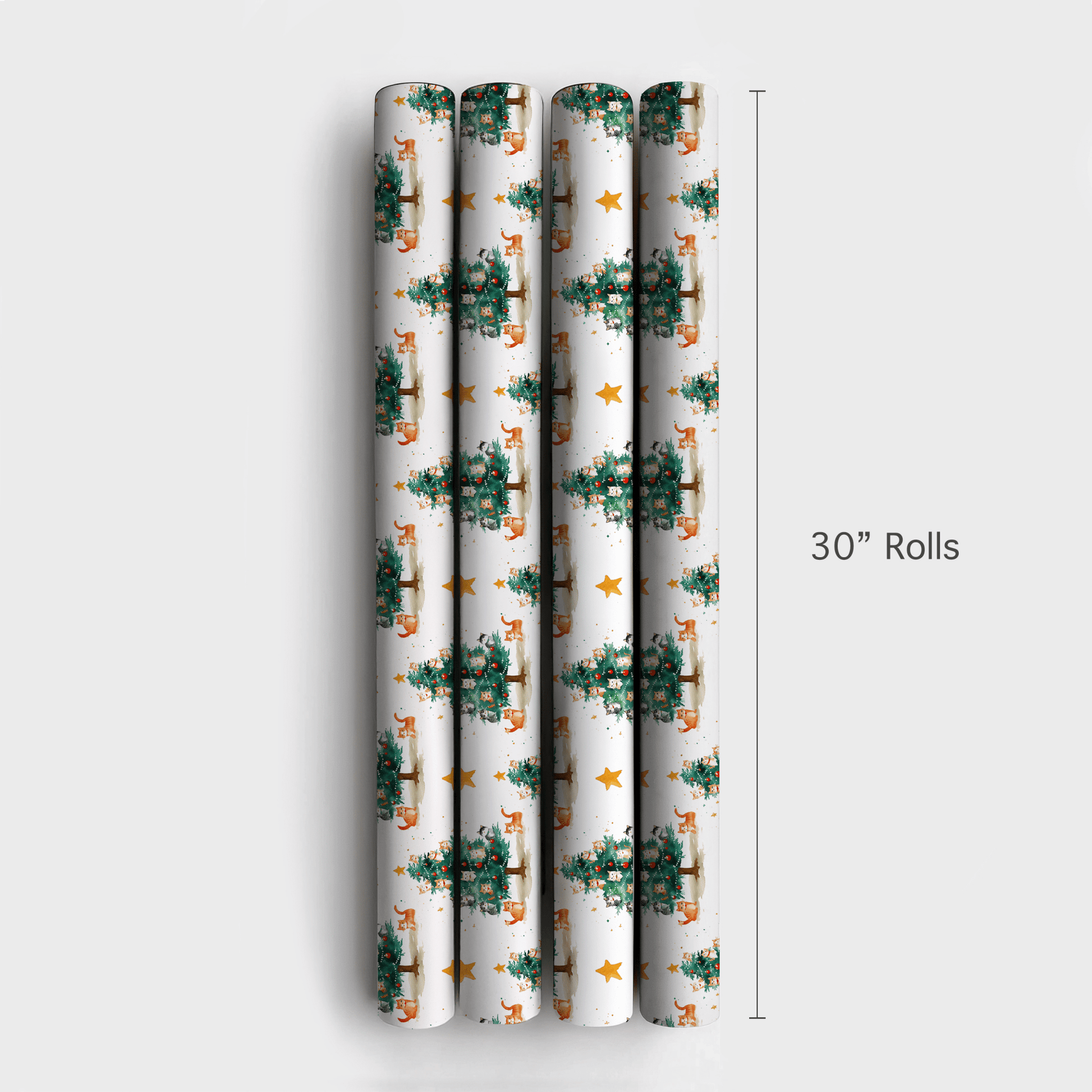 Curious Christmas - Wrapping Paper - Aspen & Arlo