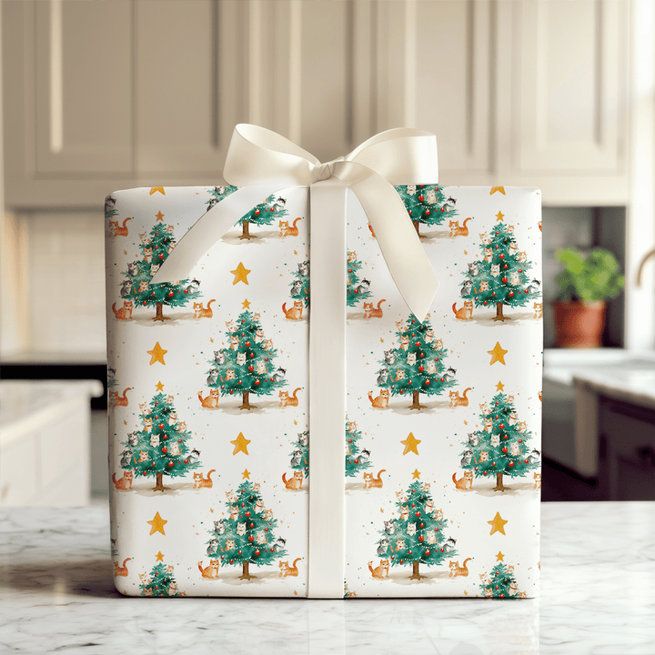Curious Christmas - Wrapping Paper - Aspen & Arlo