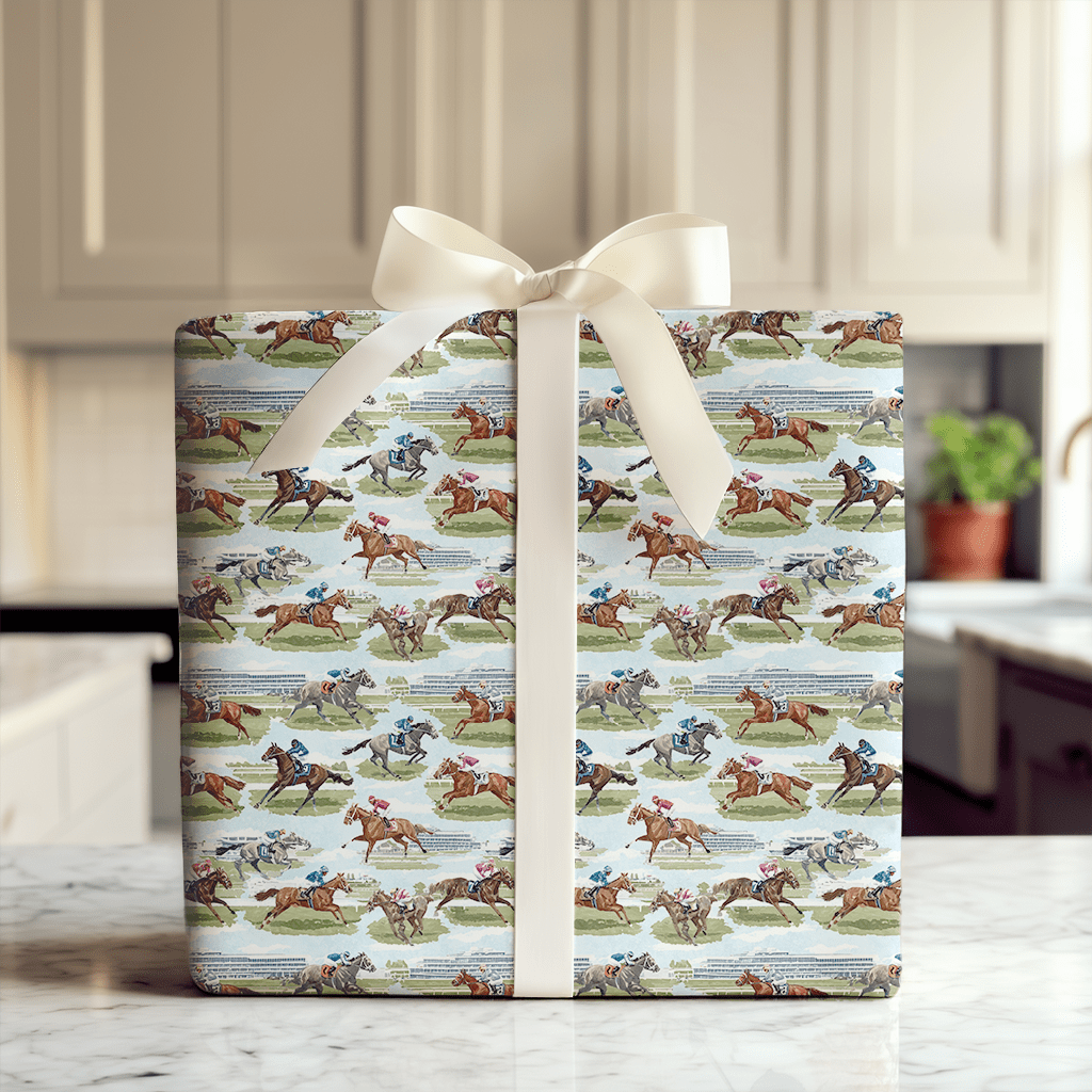 Down the Stretch - Wrapping Paper - Aspen & Arlo