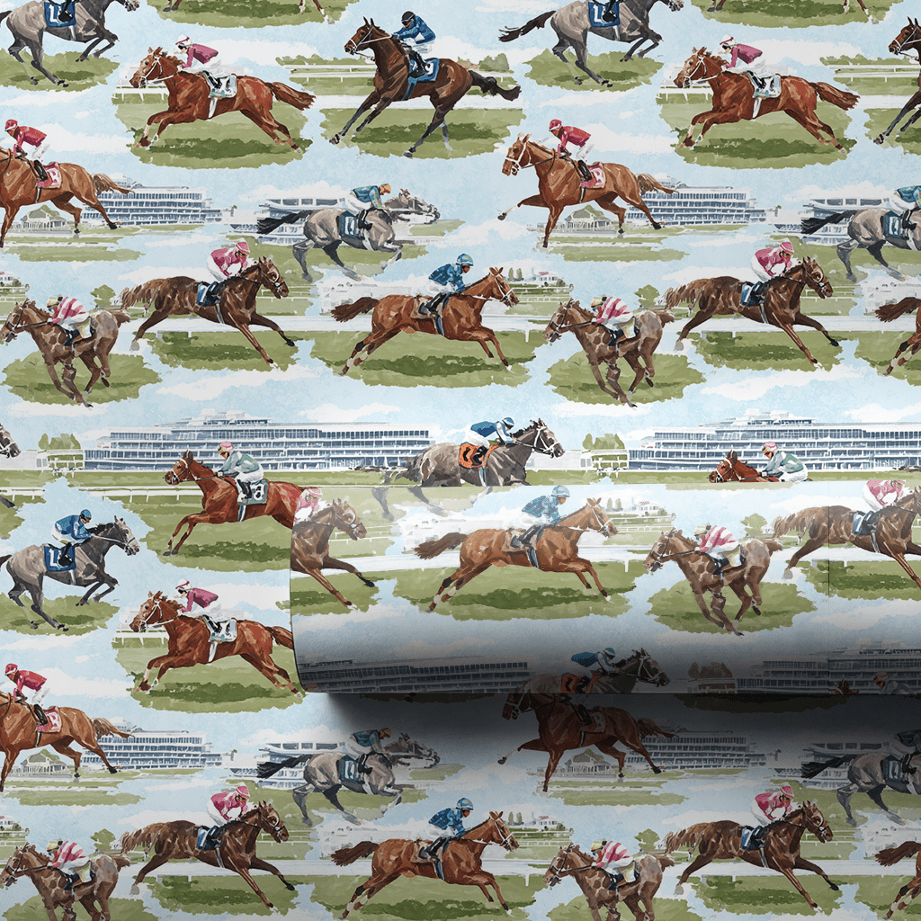 Down the Stretch - Wrapping Paper - Aspen & Arlo