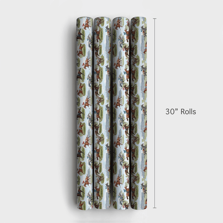 Down the Stretch - Wrapping Paper - Aspen & Arlo