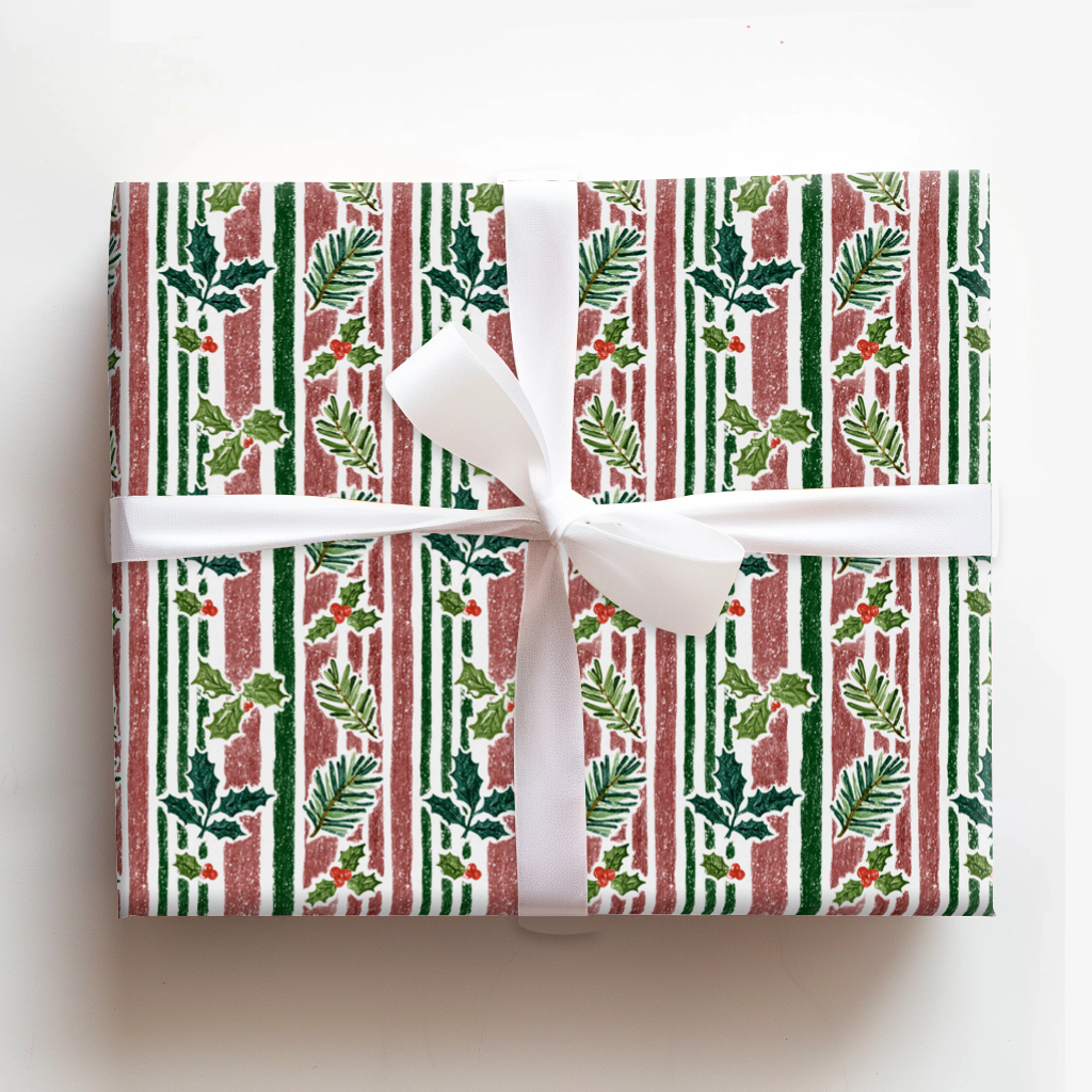 Holly Hearth Stripes