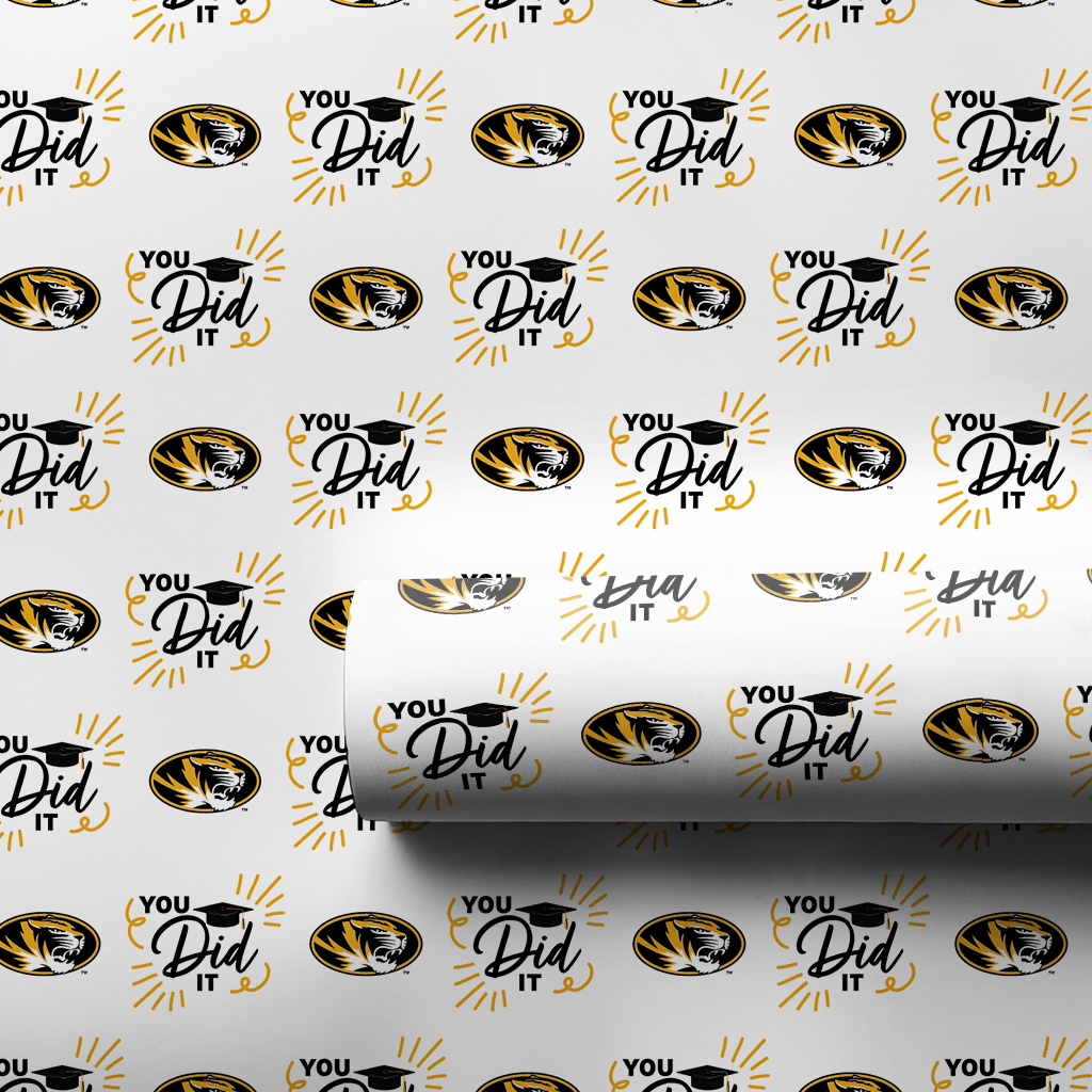 You Did it Mizzou - Wrapping Paper - Aspen & Arlo
