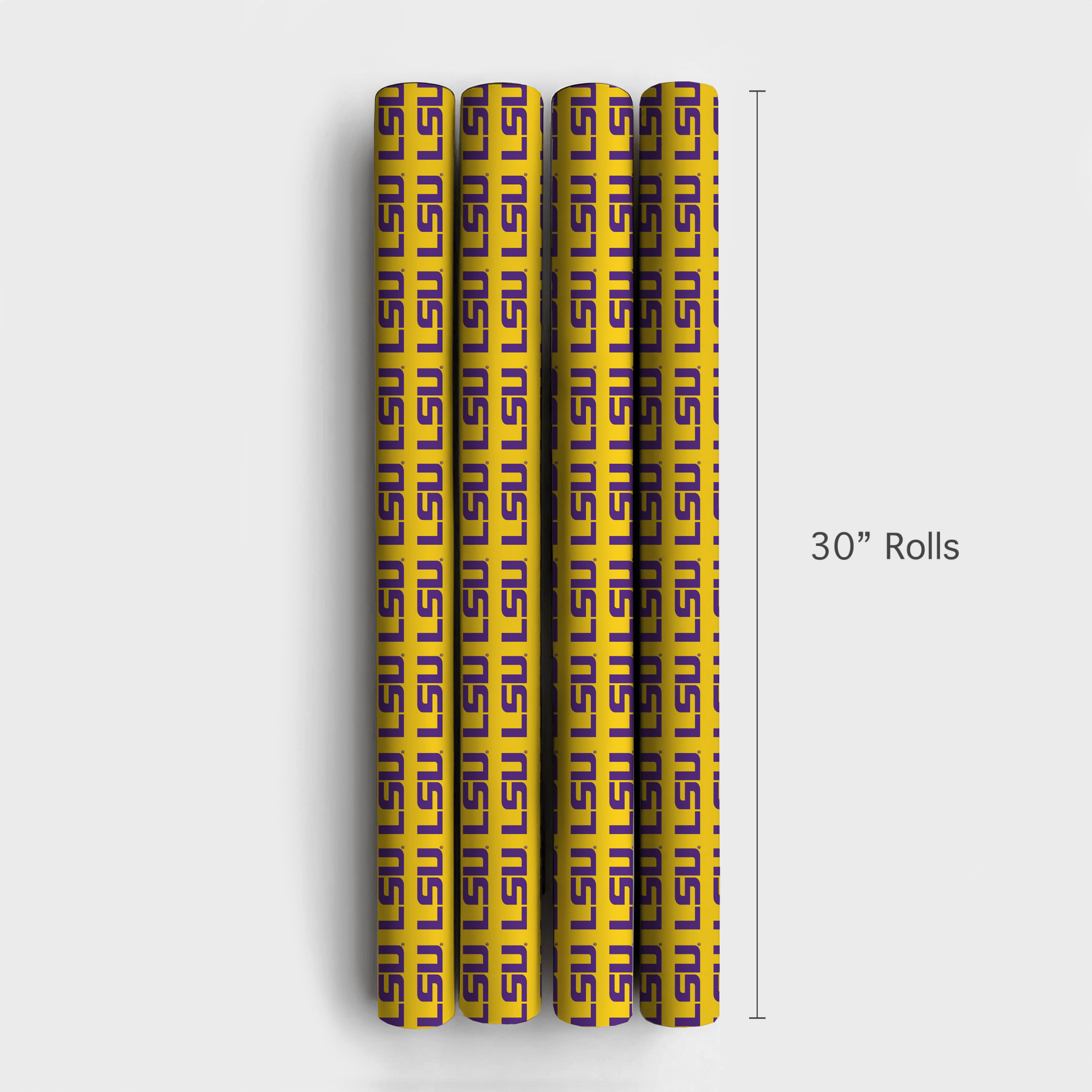 LSU Purple & Gold Fusion - Wrapping Paper - Aspen & Arlo
