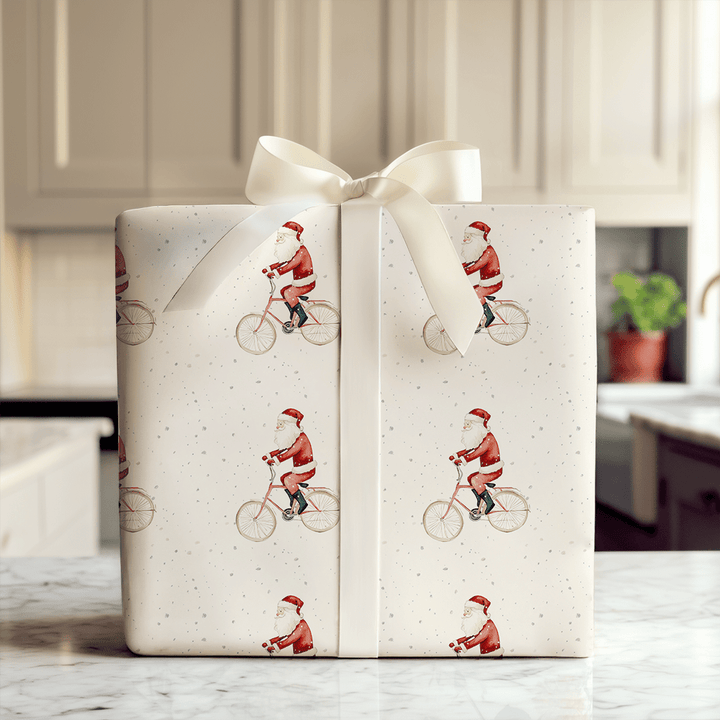 Pedal to the Present - Wrapping Paper - Aspen & Arlo