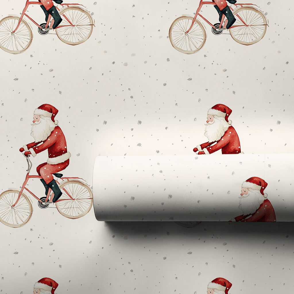 Pedal to the Present - Wrapping Paper - Aspen & Arlo