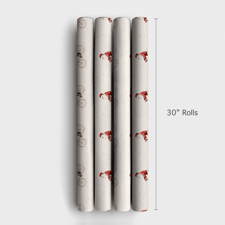 Pedal to the Present - Wrapping Paper - Aspen & Arlo
