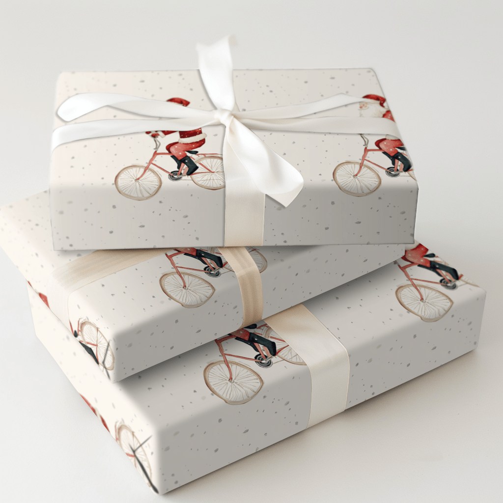 Pedal to the Present - Wrapping Paper - Aspen & Arlo