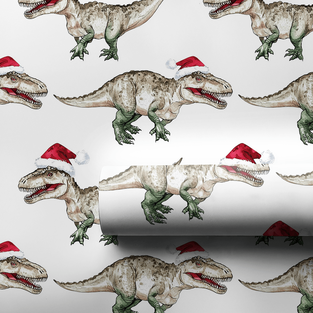Roar Navidad - Wrapping Paper - Aspen & Arlo