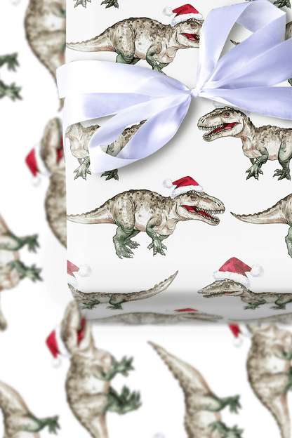 Roar Navidad - Wrapping Paper - Aspen & Arlo