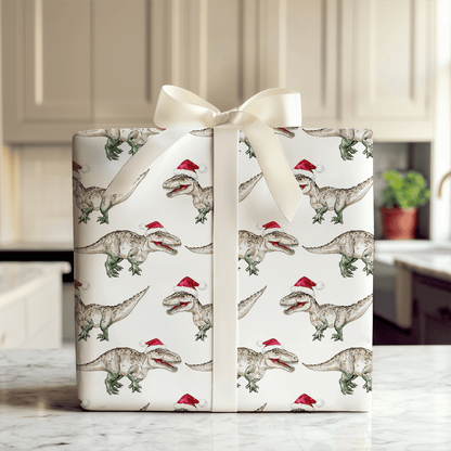 Roar Navidad - Wrapping Paper - Aspen & Arlo