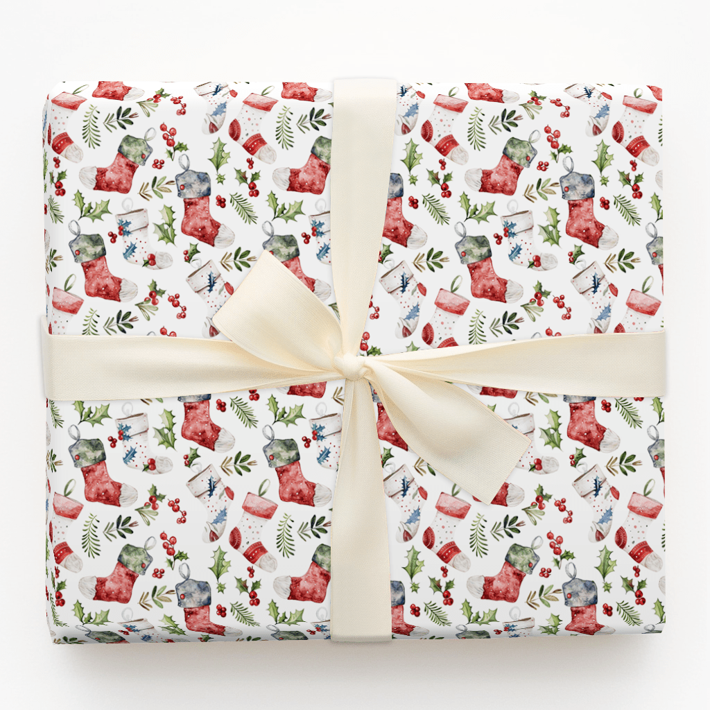 Stocking Season - Wrapping Paper - Aspen & Arlo
