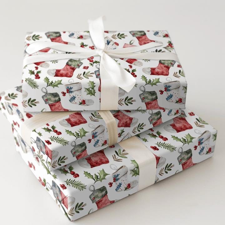 Stocking Season - Wrapping Paper - Aspen & Arlo