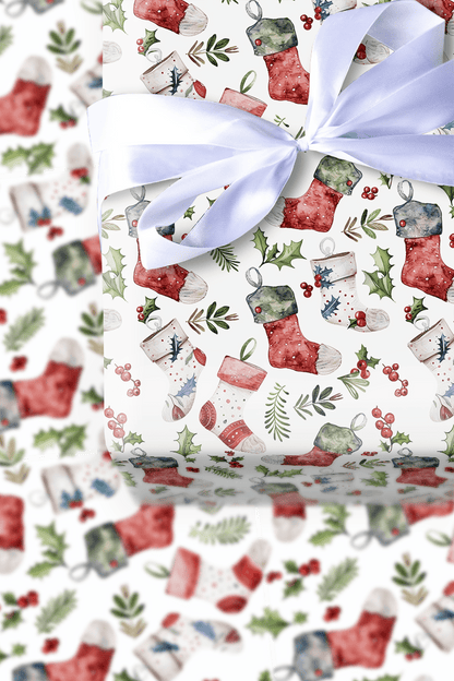 Stocking Season - Wrapping Paper - Aspen & Arlo