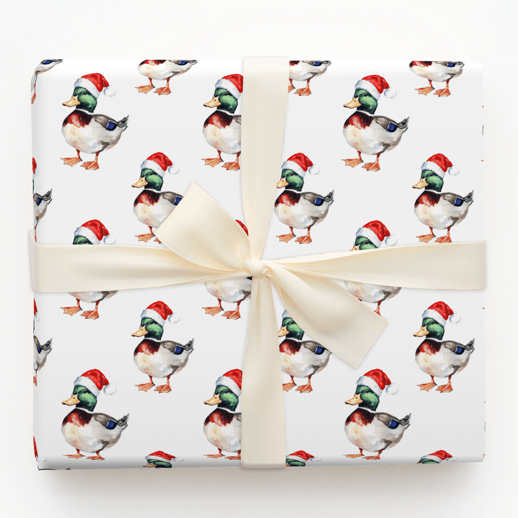 Slam Duck Holiday - Wrapping Paper - Aspen & Arlo