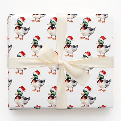 Slam Duck Holiday - Wrapping Paper - Aspen & Arlo
