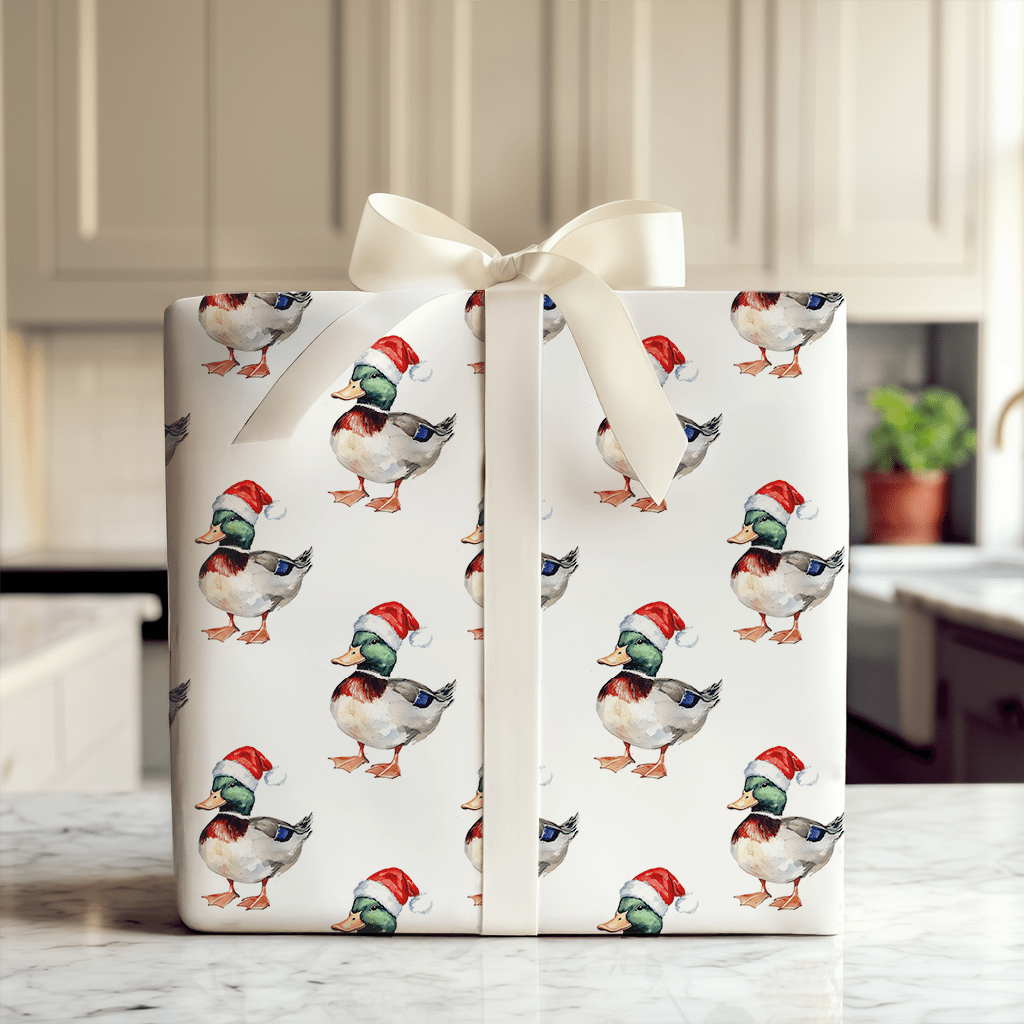 Slam Duck Holiday - Wrapping Paper - Aspen & Arlo