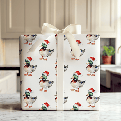 Slam Duck Holiday - Wrapping Paper - Aspen & Arlo