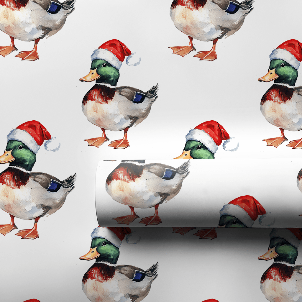 Slam Duck Holiday - Wrapping Paper - Aspen & Arlo