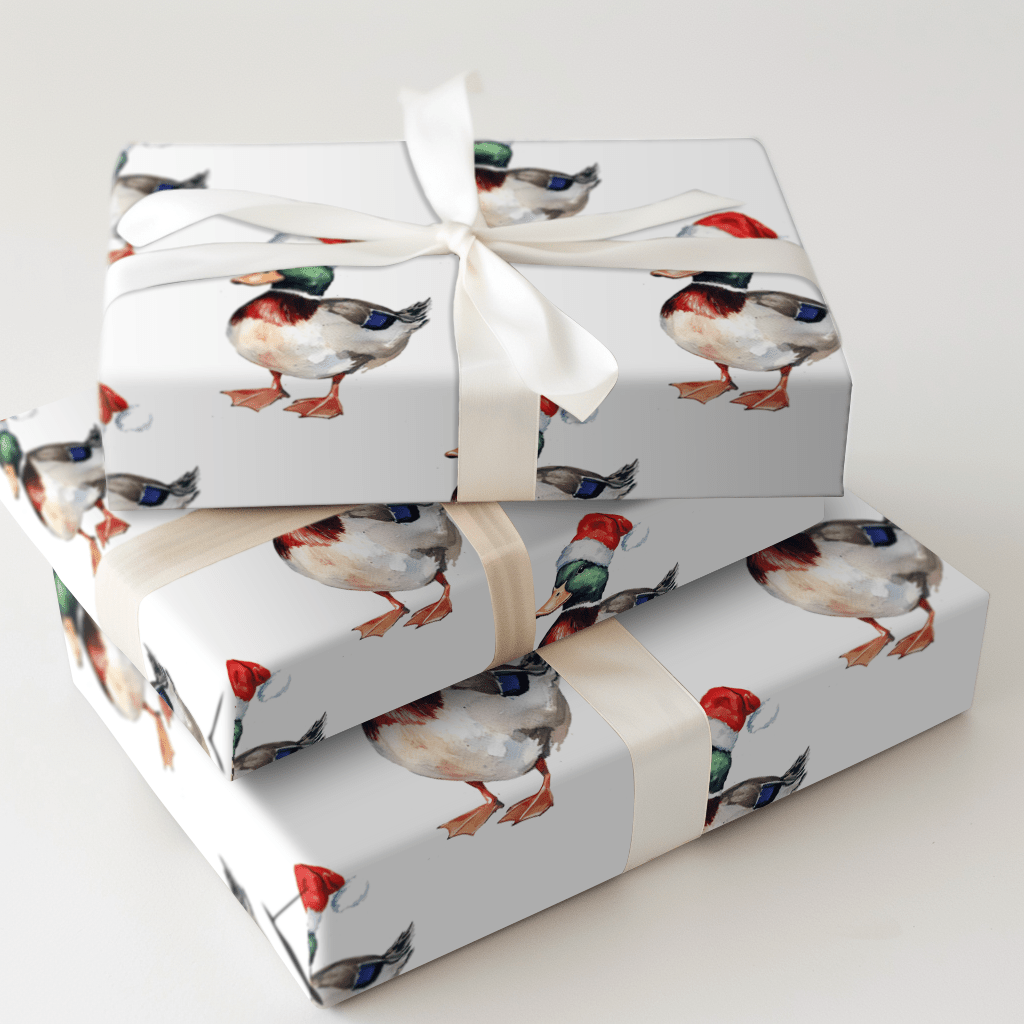 Slam Duck Holiday - Wrapping Paper - Aspen & Arlo