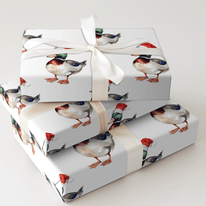Slam Duck Holiday - Wrapping Paper - Aspen & Arlo