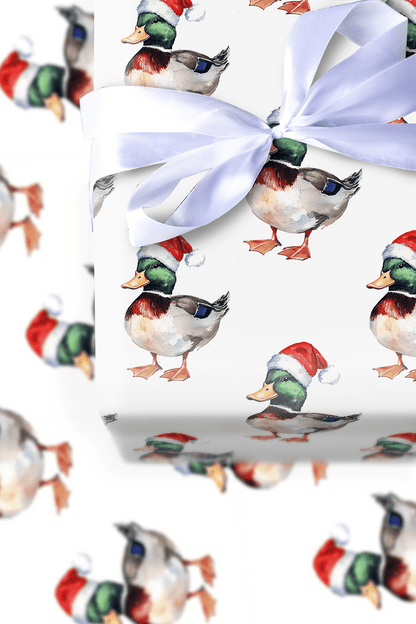 Slam Duck Holiday - Wrapping Paper - Aspen & Arlo