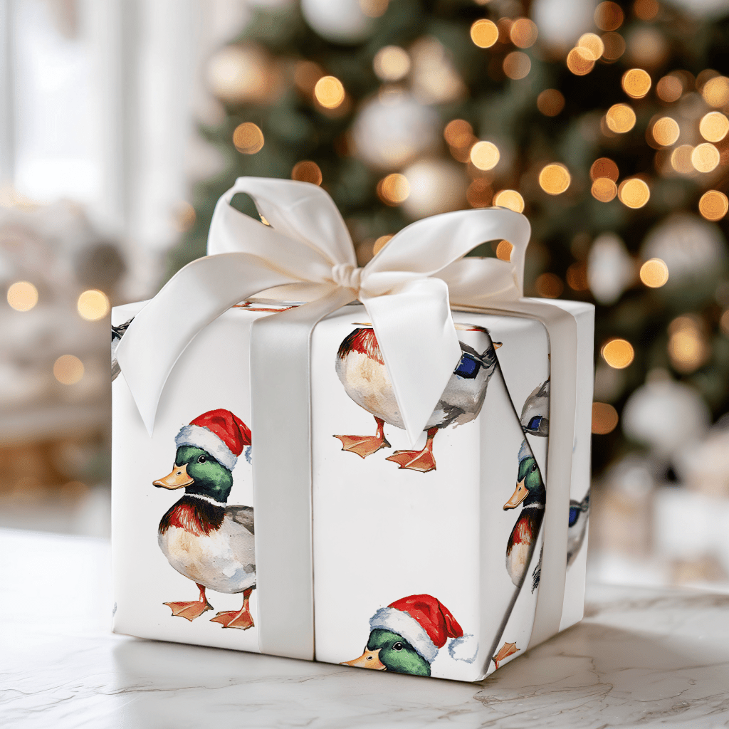 Slam Duck Holiday - Wrapping Paper - Aspen & Arlo