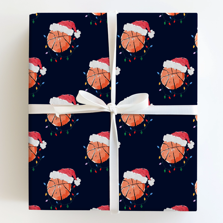 Navy Festive Basketball