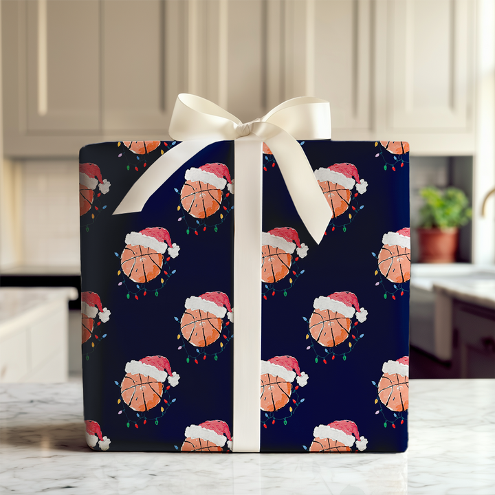 Navy Festive Basketball