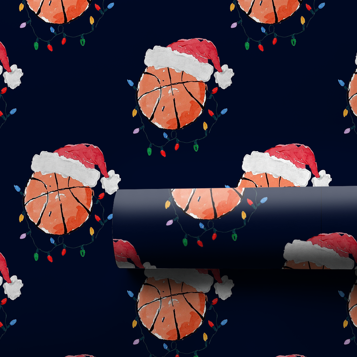 Navy Festive Basketball