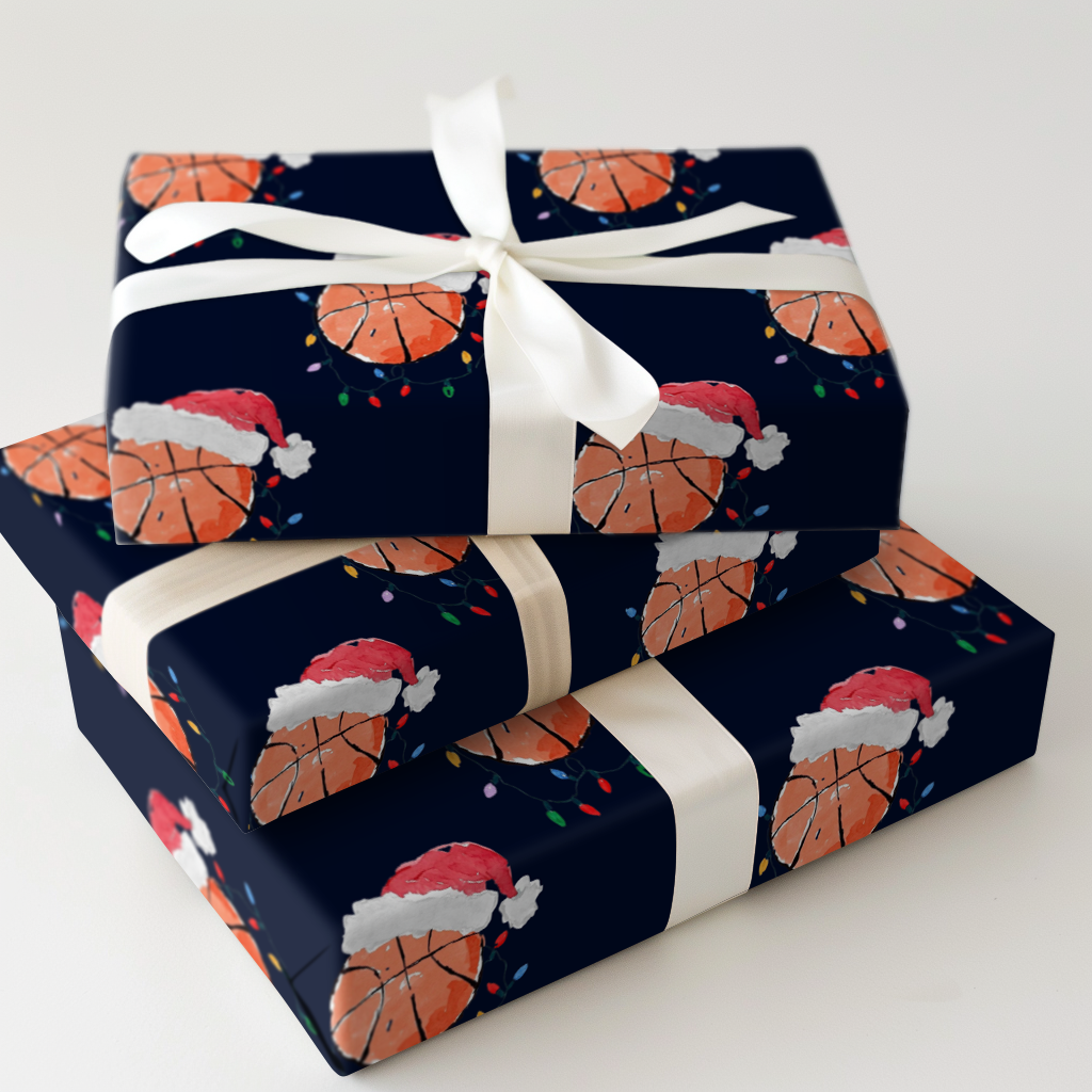 Navy Festive Basketball