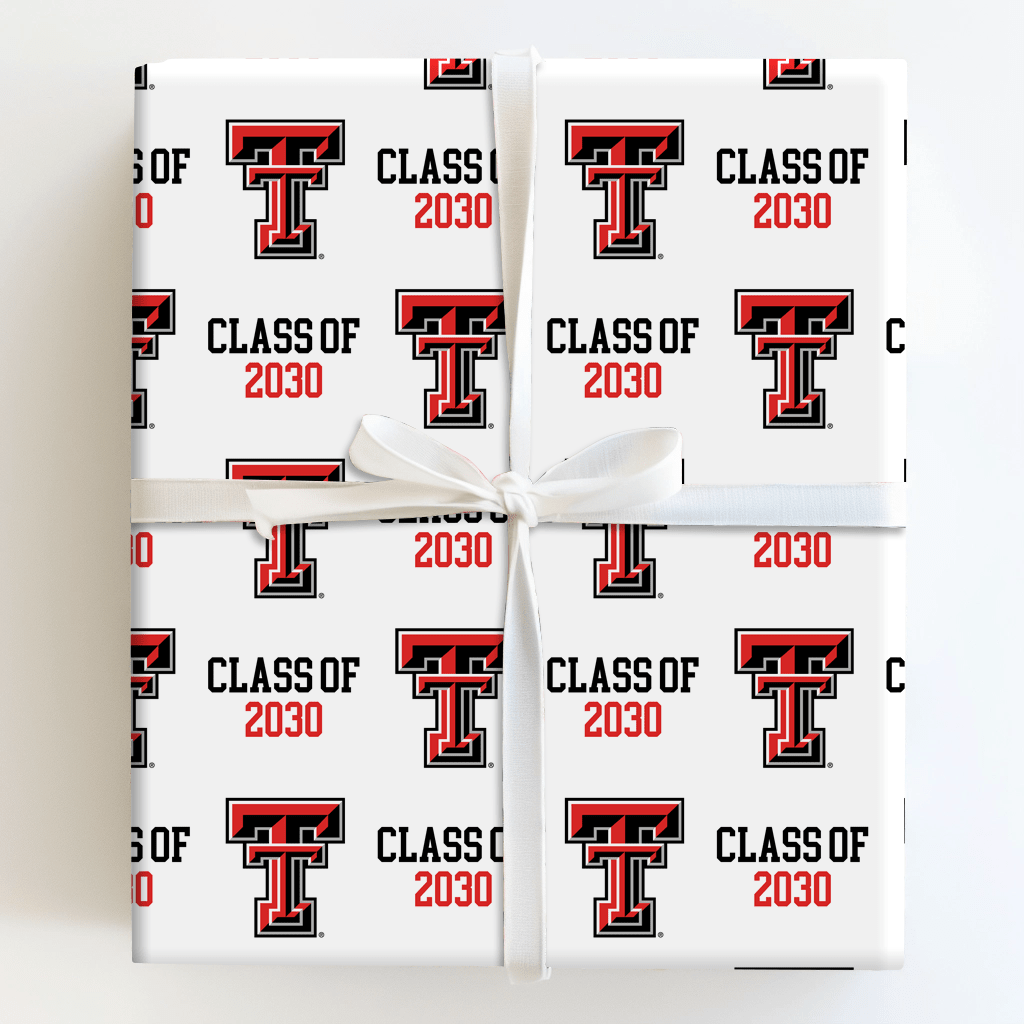 Texas Tech Class of 2030 - Wrapping Paper - Aspen & Arlo