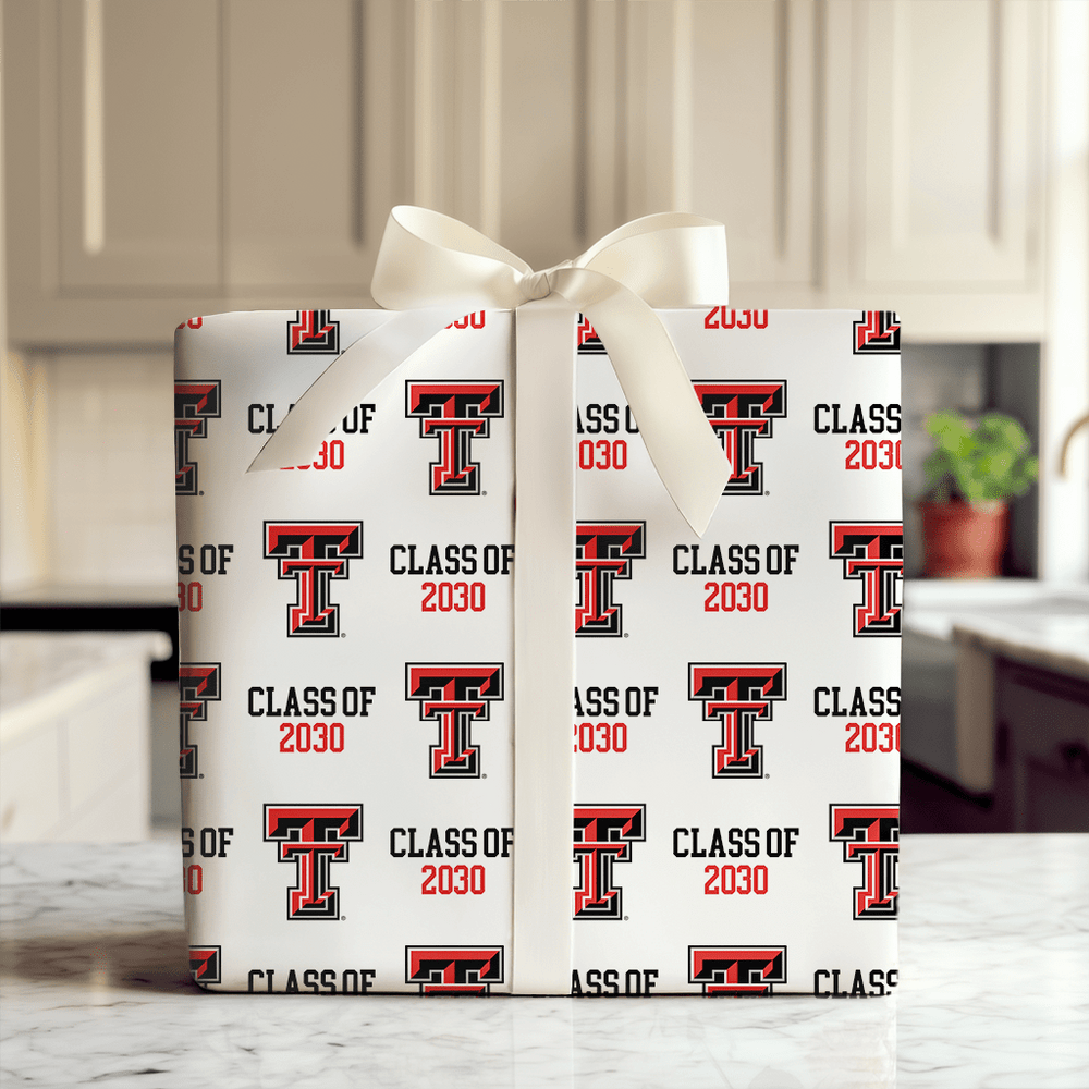 Texas Tech Class of 2030 - Wrapping Paper - Aspen & Arlo