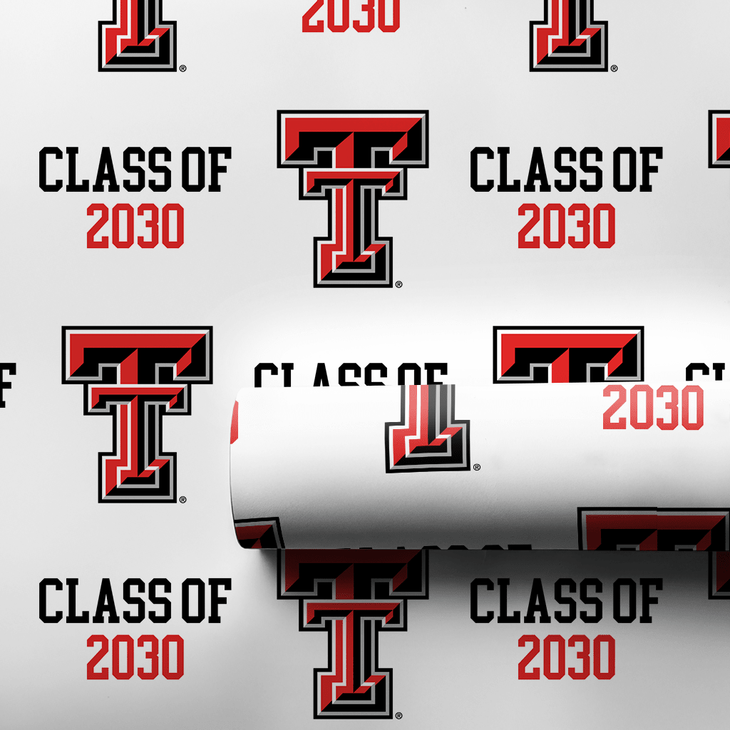 Texas Tech Class of 2030 - Wrapping Paper - Aspen & Arlo