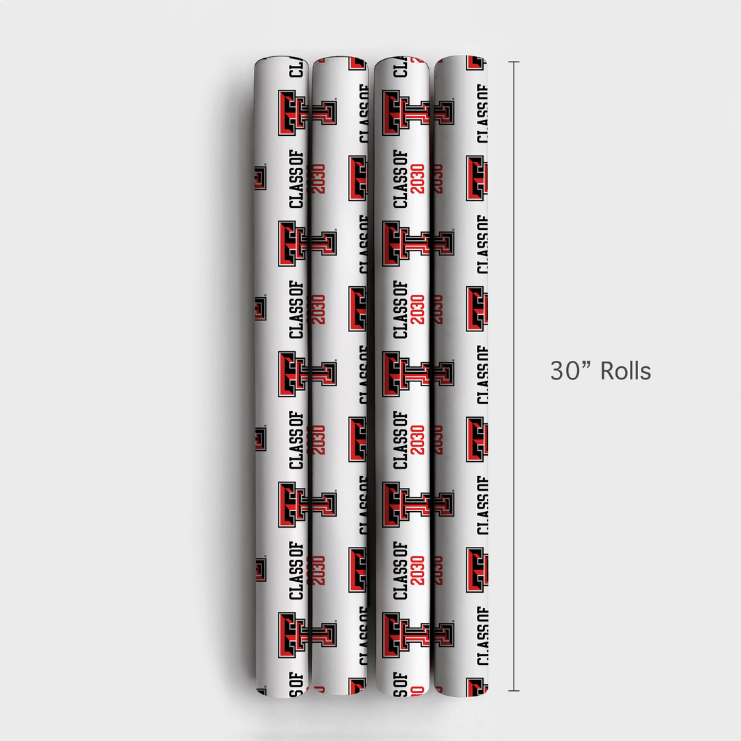 Texas Tech Class of 2030 - Wrapping Paper - Aspen & Arlo