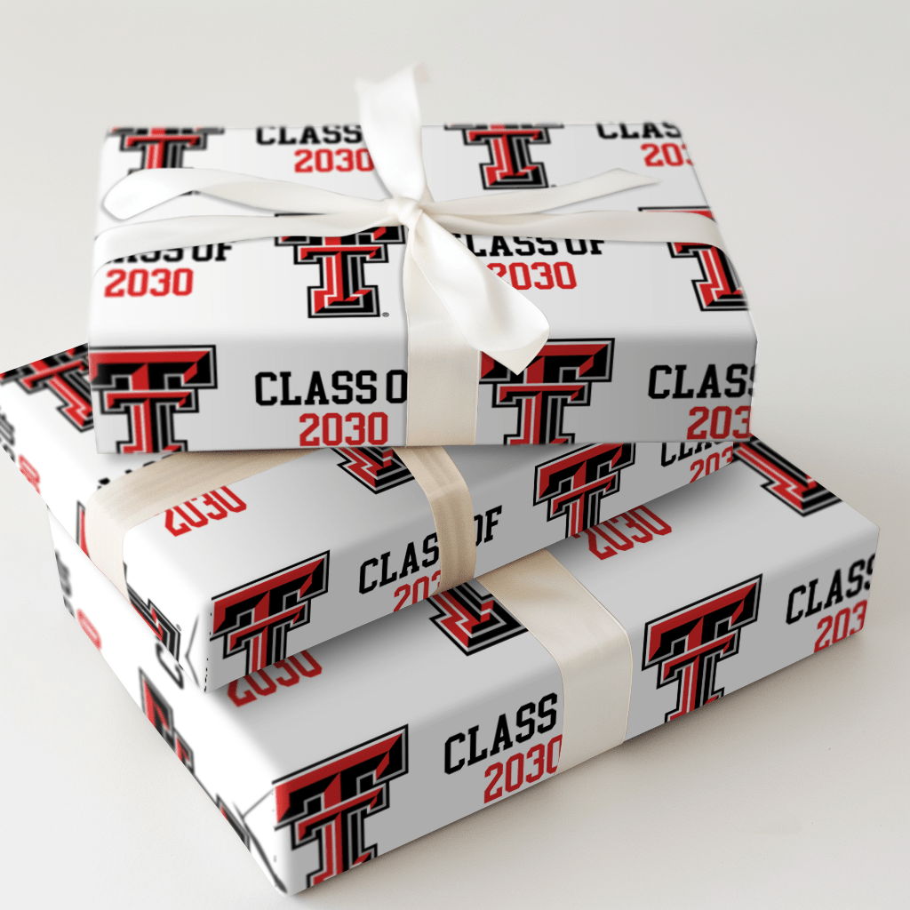 Texas Tech Class of 2030 - Wrapping Paper - Aspen & Arlo