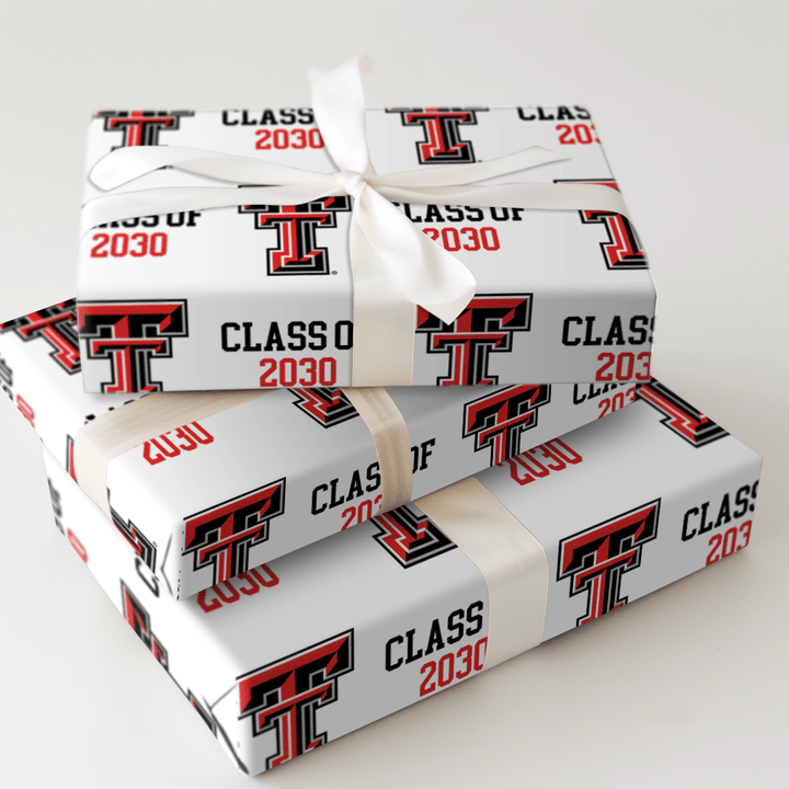 Texas Tech Class of 2030 - Wrapping Paper - Aspen & Arlo