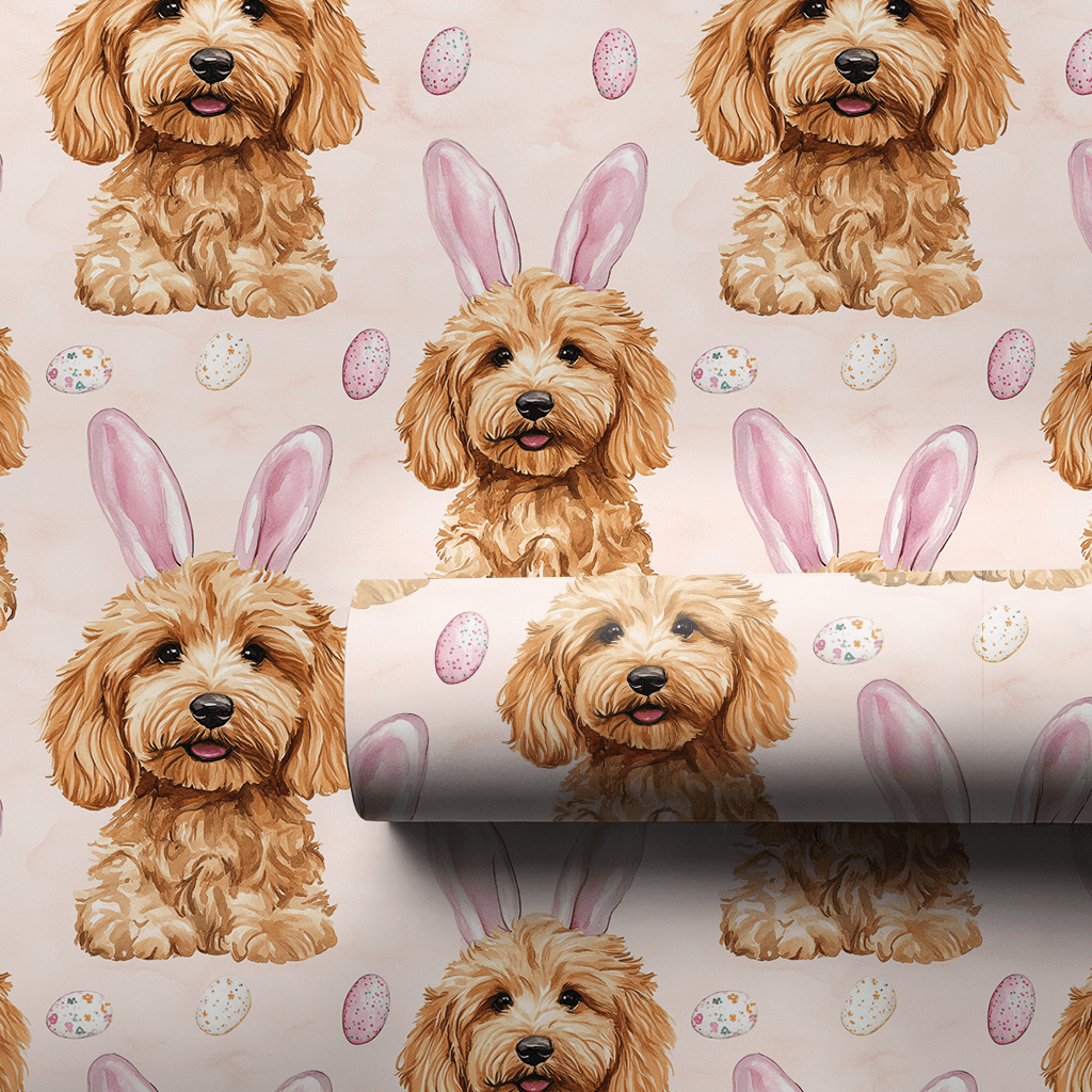 Goldendoodle Bunny - Wrapping Paper - Aspen & Arlo