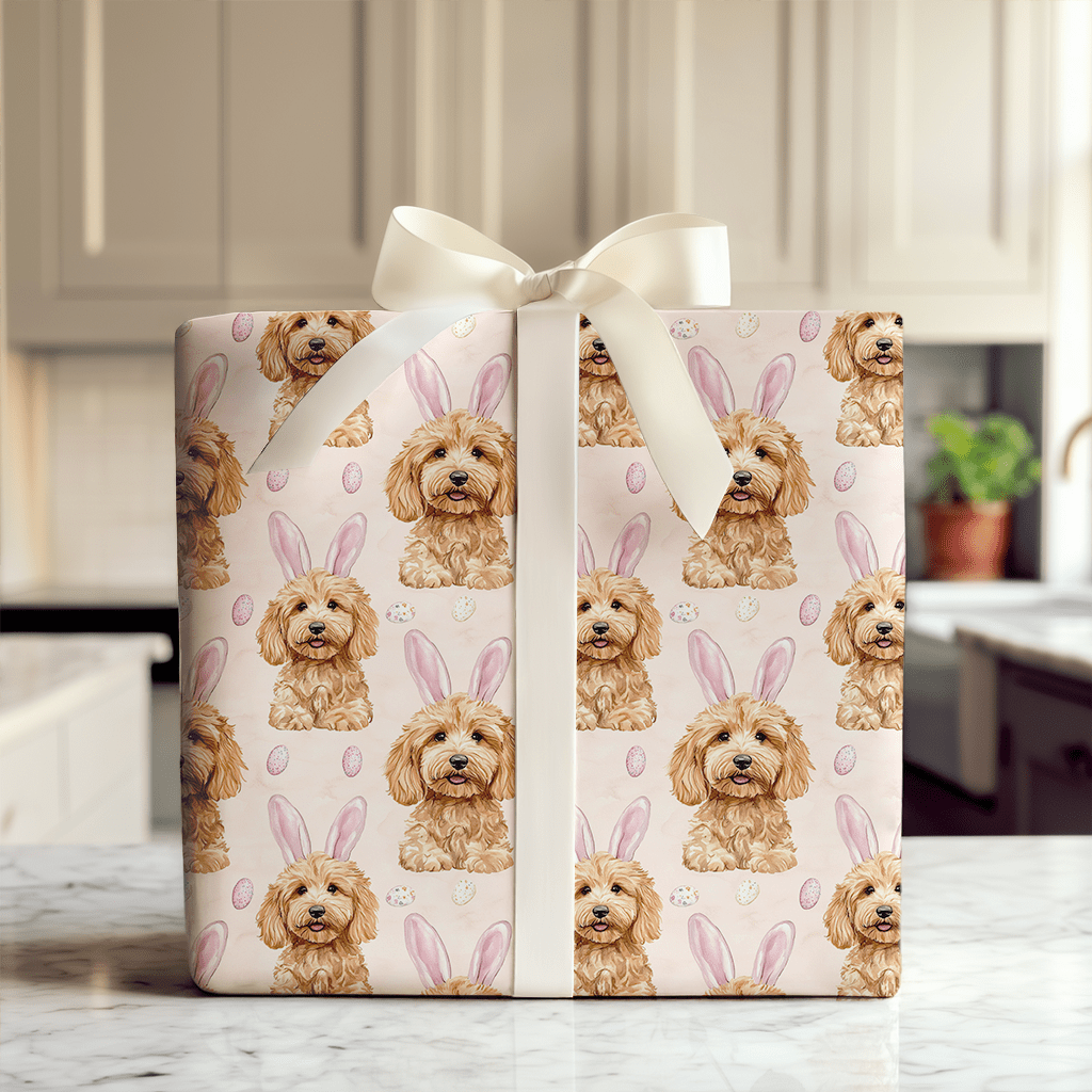 Goldendoodle Bunny - Wrapping Paper - Aspen & Arlo